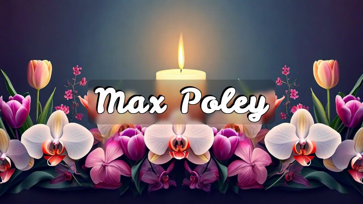 Max Poley, Courtenay, BC